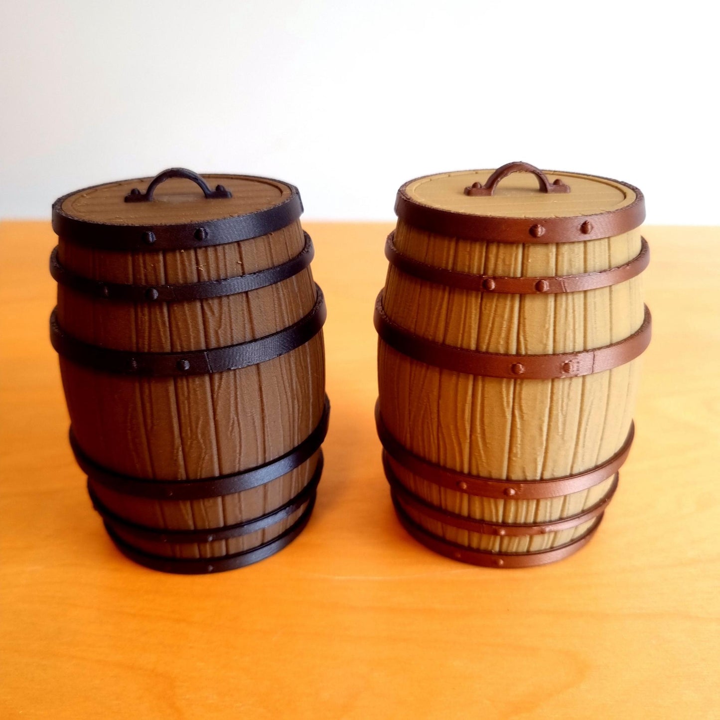 Barrel Lockable Container | Storage Box | Home & Bar Decor | Whiskey Gift Storage Bin