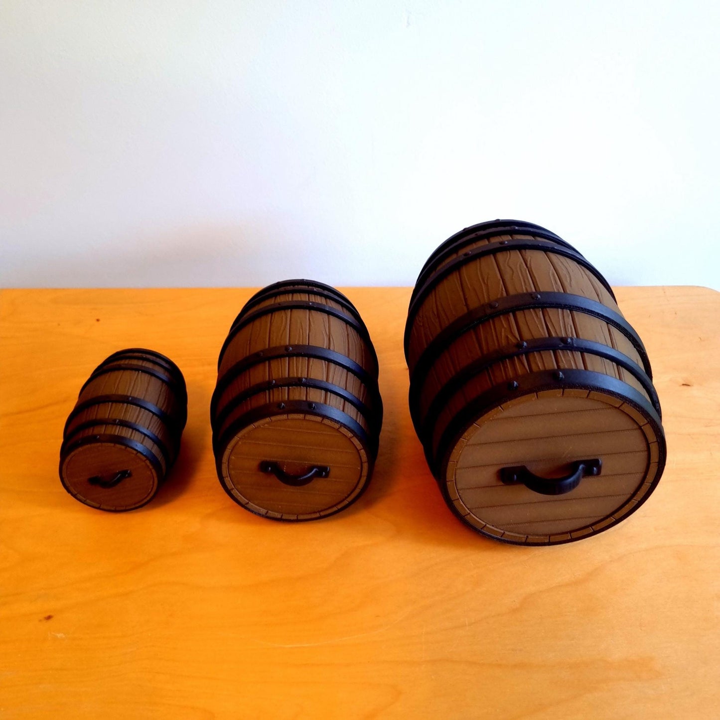 Barrel Lockable Container | Storage Box | Home & Bar Decor | Whiskey Gift Storage Bin