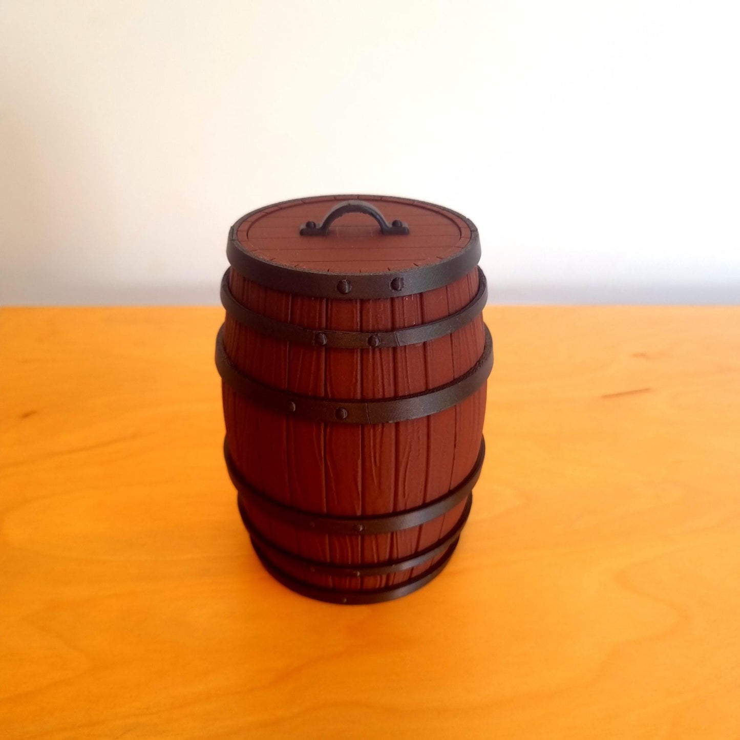 Barrel Lockable Container | Storage Box | Home & Bar Decor | Whiskey Gift Storage Bin