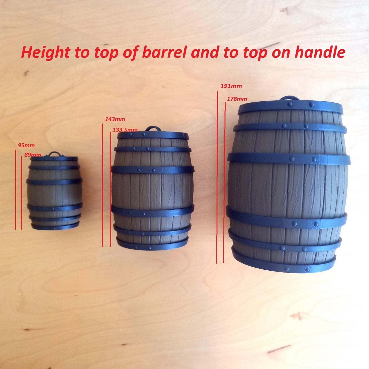Barrel Lockable Container | Storage Box | Home & Bar Decor | Whiskey Gift Storage Bin